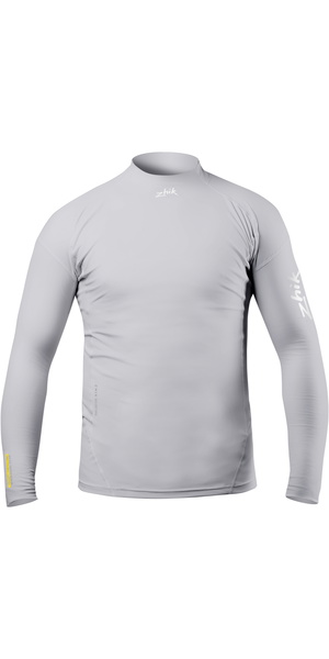 2026 Zhik Junior Eco Spandex UPF50+ Long Sleeve Rash Guard DTP-0063-K-PLT - Platinum
